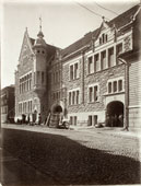 Helsinki. Construction of a student dormitory, 1901