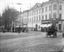 Helsinki. Intersection of the Northern Esplanade and Senate Square, 1906