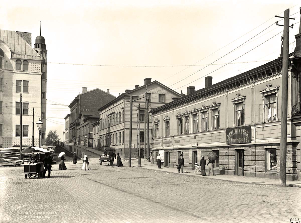 Helsinki (Helsingfors). Mikonkatu, 1907