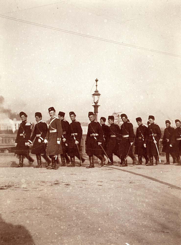 Helsinki. Military in the city, 1900