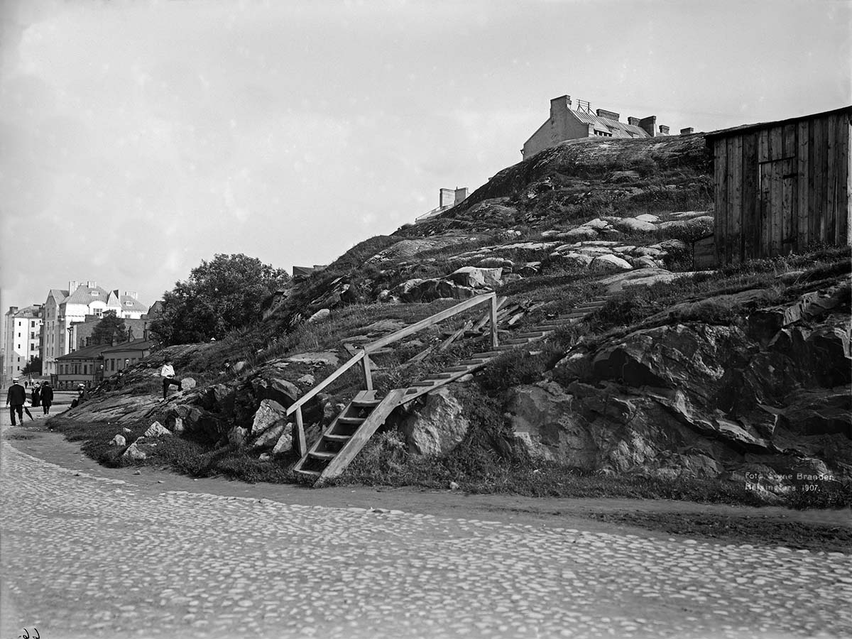 Helsinki. Siltavuori ja Siltavuorenkatu, 1907