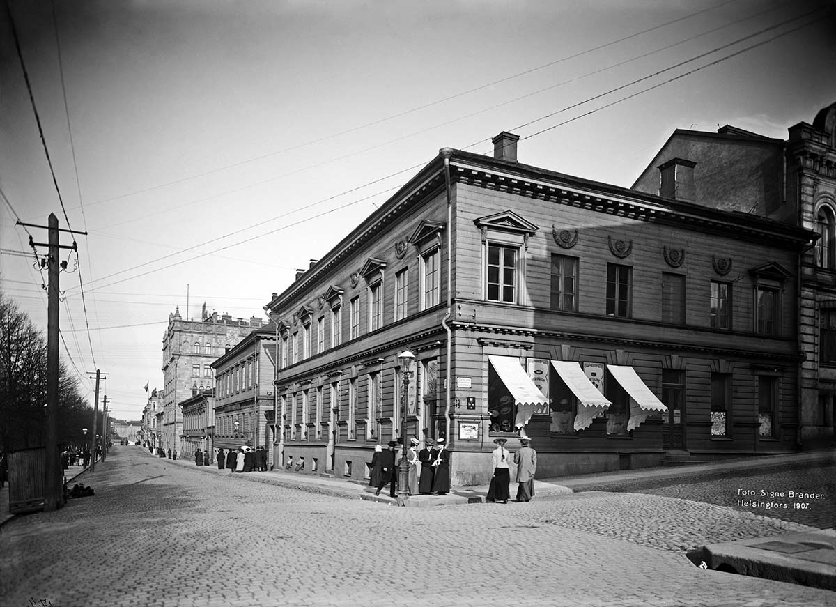 Helsinki. South Esplanade, 1907